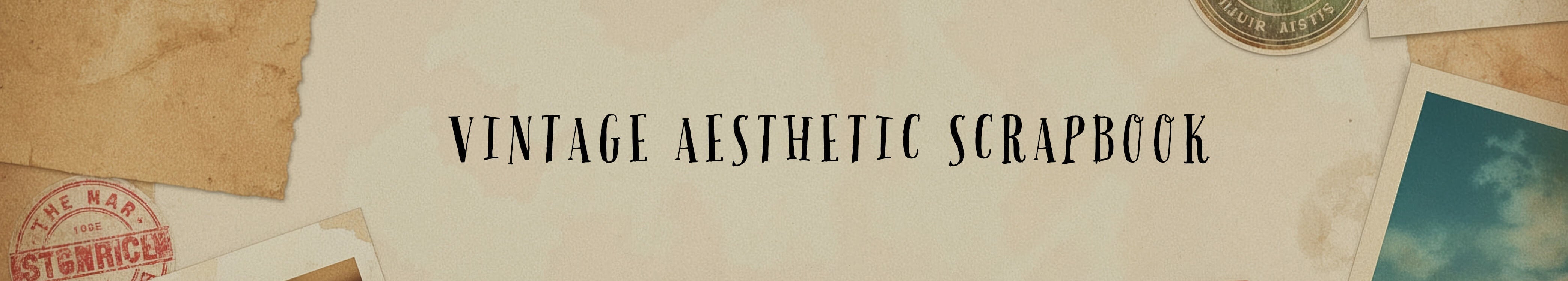 Vintage Aesthetic Scrapbook