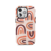 Retro-Regenbogen-Marken