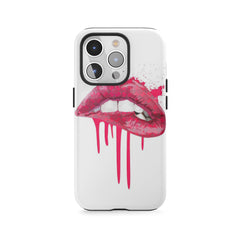 Dripping Red Lips